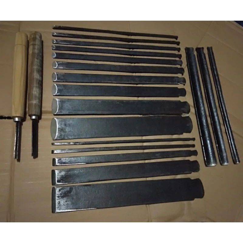 pahat ukir.kayu tatah ukir kayu bahan baja serkel isi 20 pcs