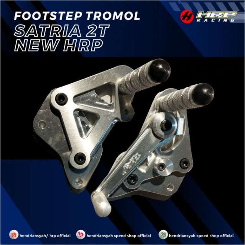 footstep pustep suzuki satria 2T tromol hrp racing