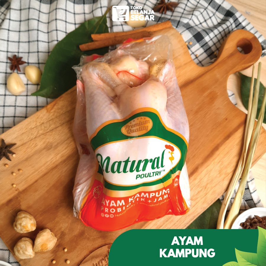 

Ayam Potong Kampung Utuh Asli (750-850gram) - Natural Poultry