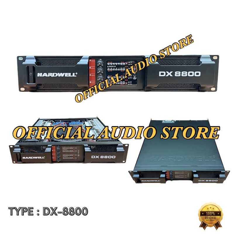 Power Amplifier 4 Channel Hardwell DX 8800 / DX8800 Original