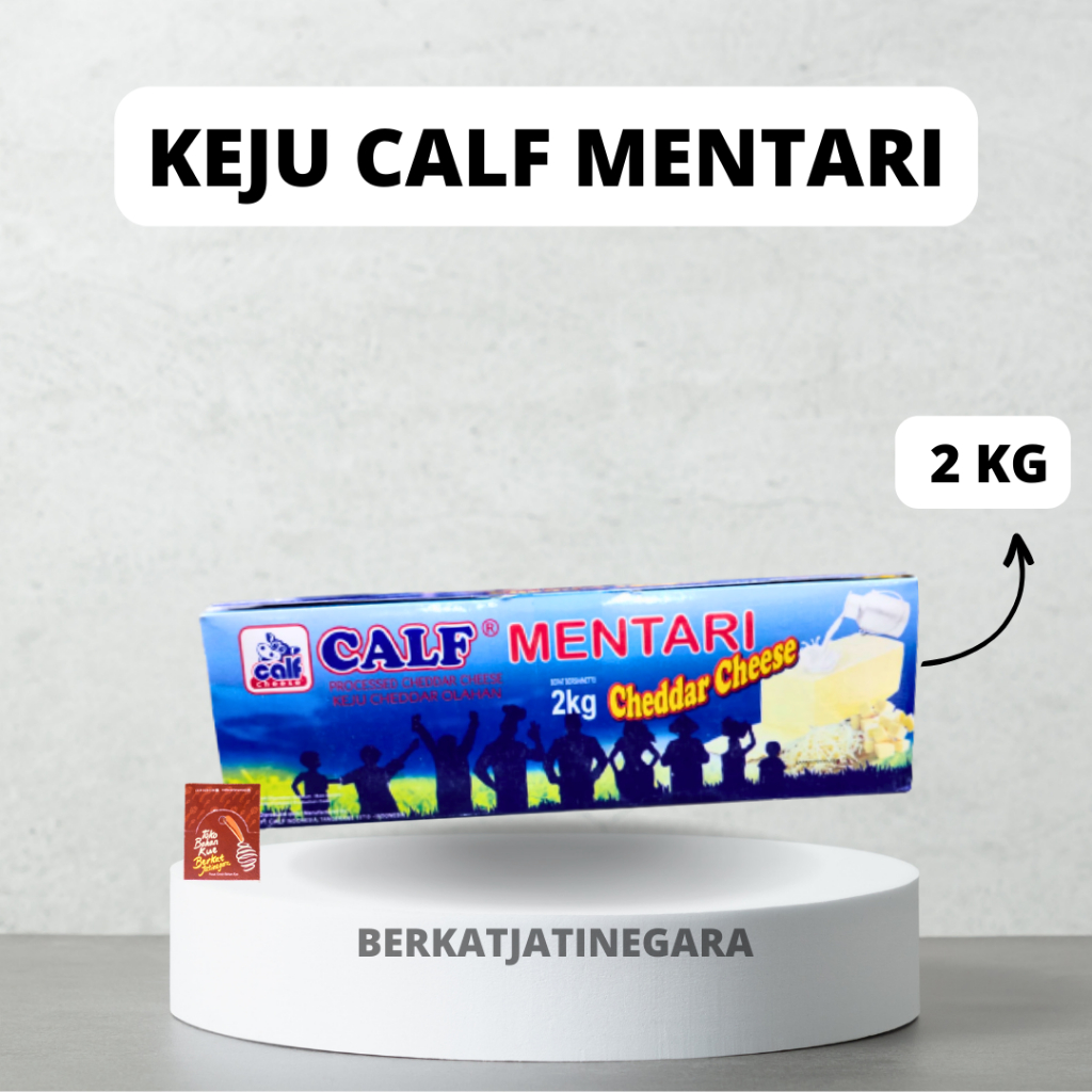 

KEJU CALF MENTARI KEMASAN 2 KG / KEJU CHEDDAR