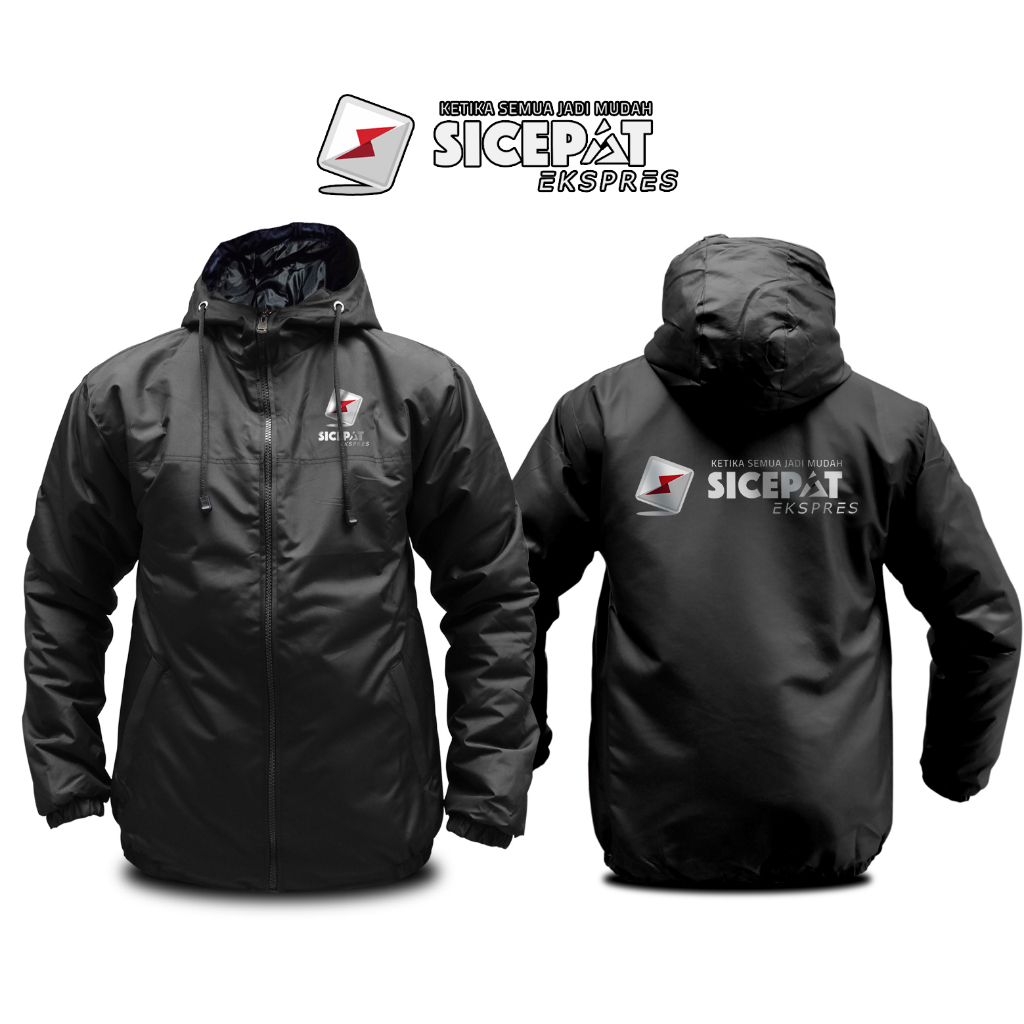 Jaket Parasut Sicepat Express Semi WF Jaket Kurir Bisa Custom