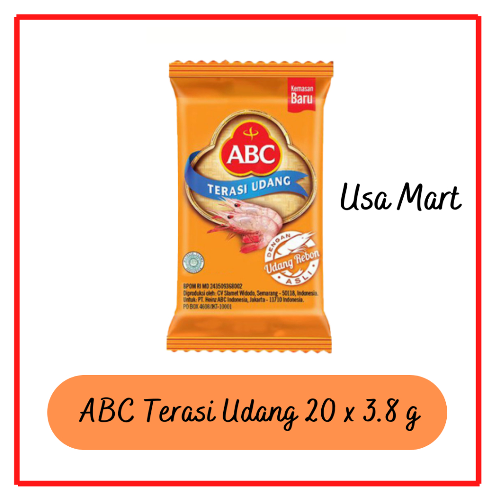 

ABC Terasi Udang 20 x 3.8 gr