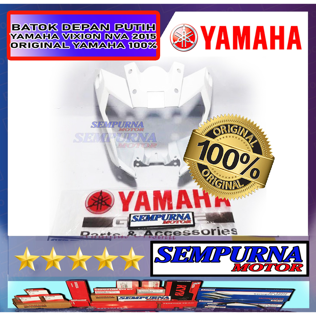 2TP-F8351-00-P1 Batok Lampu Depan Vixion NVA 2015 2016 2017 Putih 100% Original Yamaha Asli Ori YGP