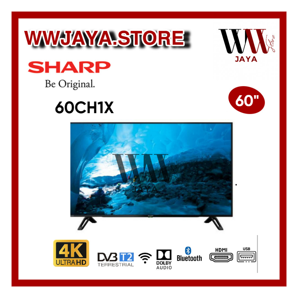 TV LED Sharp 60CH1X LED Sharp 60 Inch Non Smart UHD4K TV
