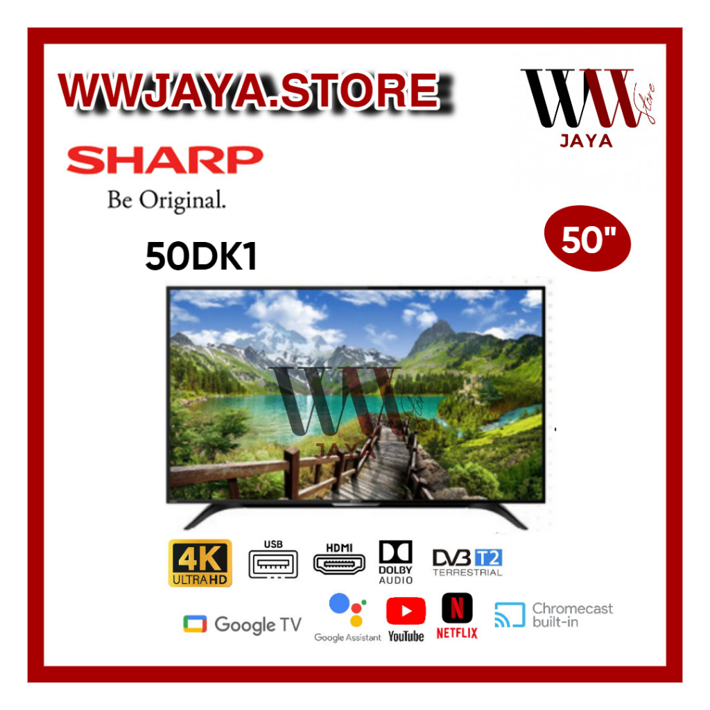 TV LED Sharp 50DK1 LED Sharp 50 Inch Android UHD4K TV