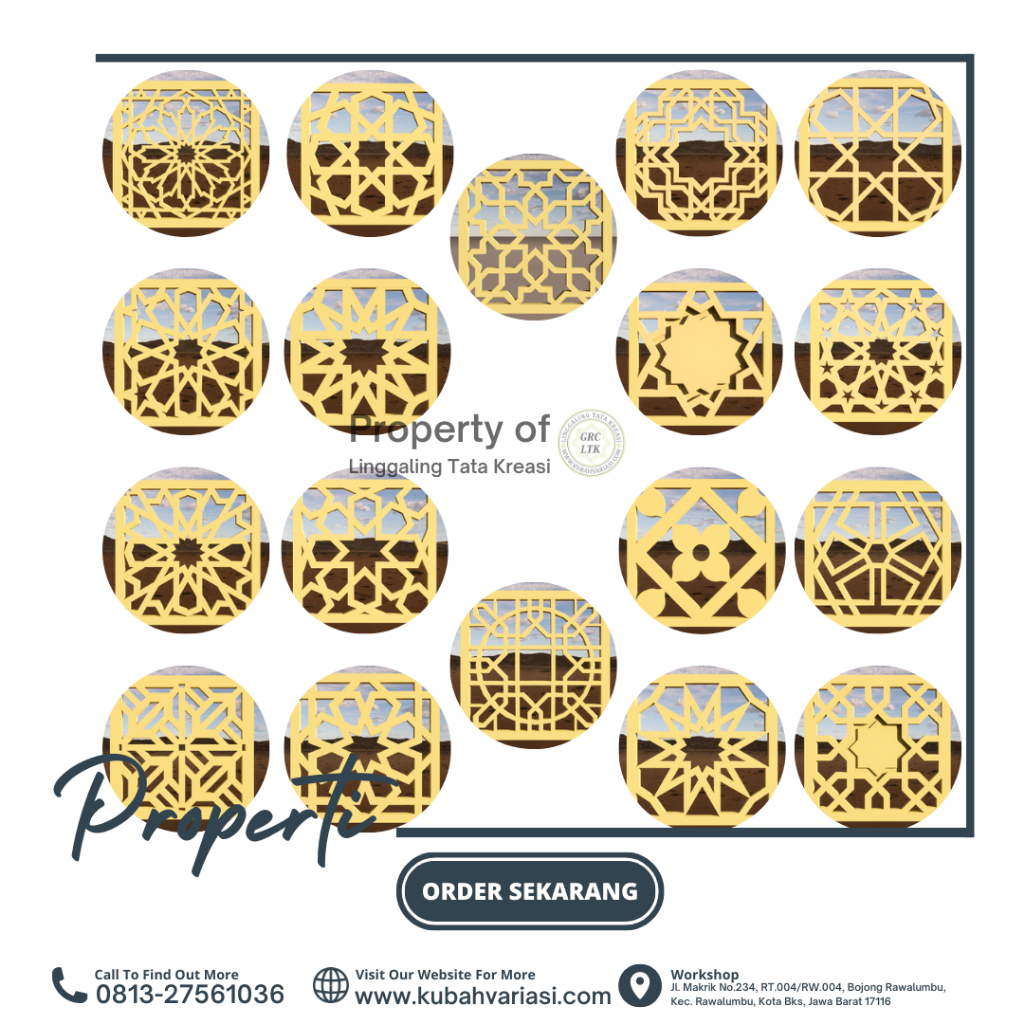 Krawangan GRC Masjid Terbaru