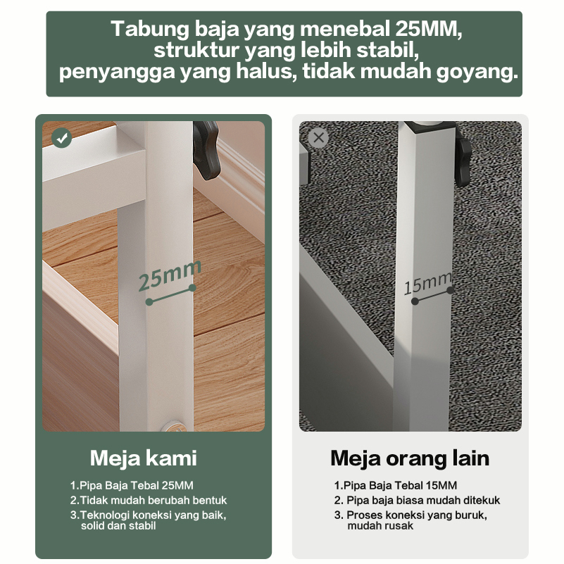 Bamboogrove_ Damaindah Meja Belajar Anak Set Kursi/ Meja Anak Disesuaikan / Meja Portable / Meja