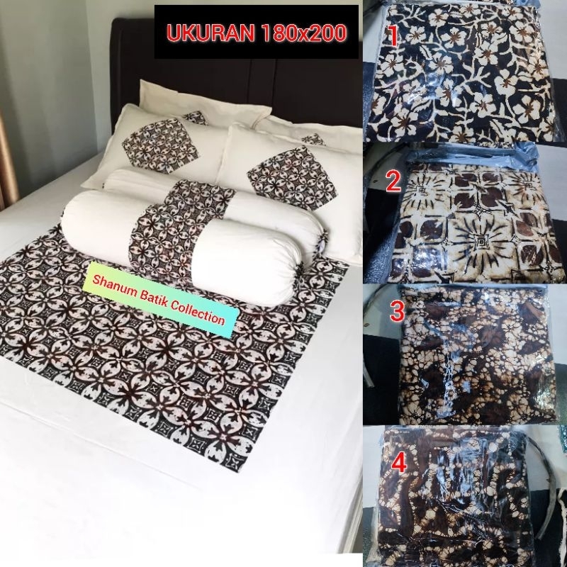 [TERLARIS] Sprei Batik Cap Kombinasi | Sprei Batik Murah | Sprei Batik Pekalongan