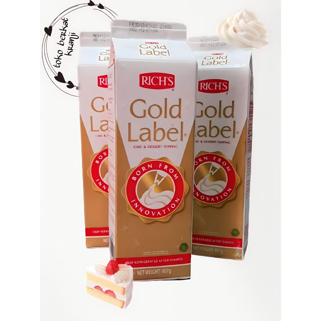 

rich's gold label 907gr (KHUSUS PENGIRIMAN INSTAN COURIER)