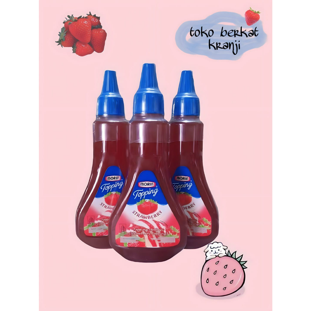 

morin topping strawberry 310gr