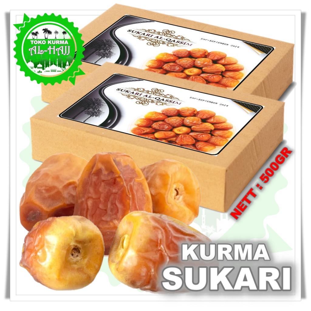 

KURMA SUKARI 500GR /KUALITAS PREMIUM/AL KOSIM