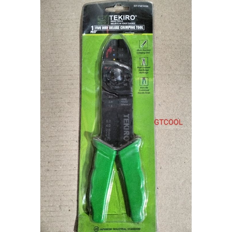 tang crimping tekiro 9 tang kupas kabel tang scun skun