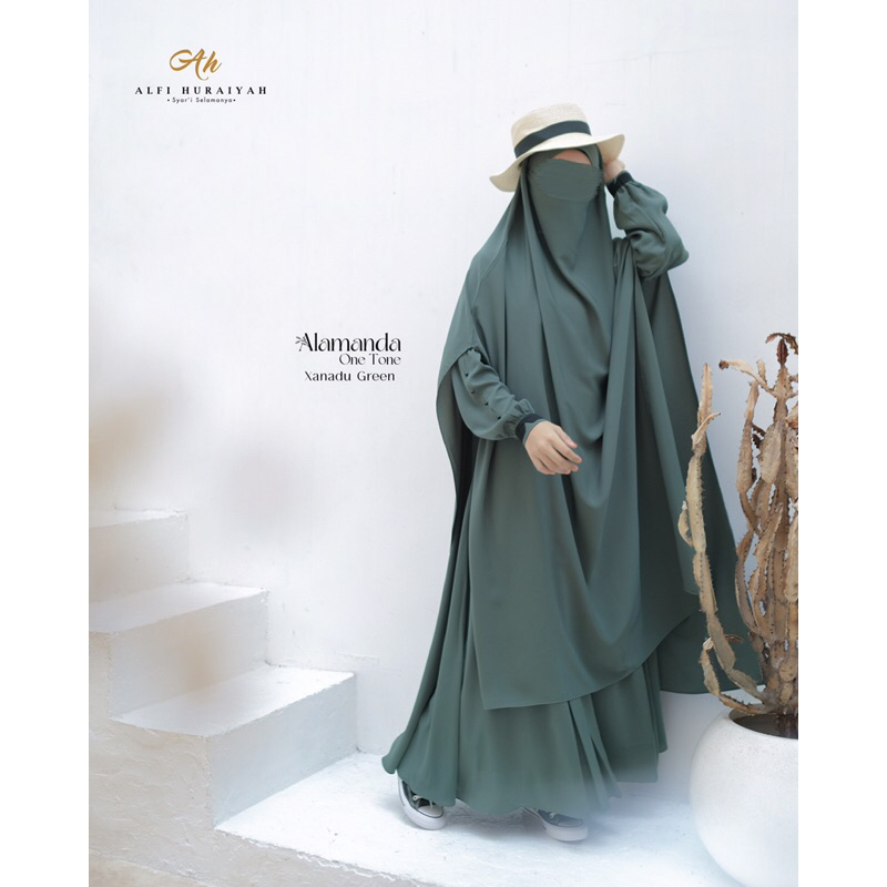 READY STOK ALAMANDA ONE TONE / XANADU / SZ M GAMIS ONLY