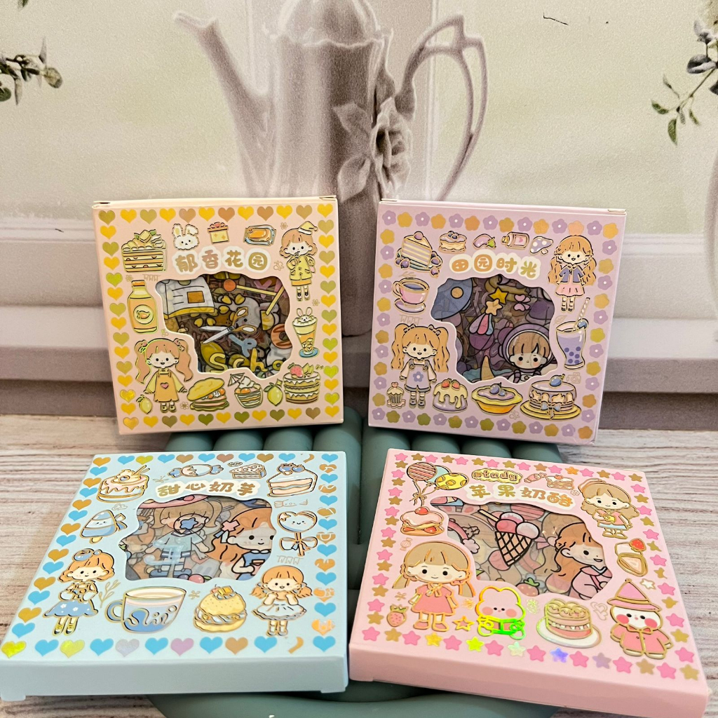 

Stiker 100 Lembar Momo box mini Sticker Kartun Korea Lucu Anti Air 2D COD TERMURAH TERJANGKAU ORGINAL SENMU MASU