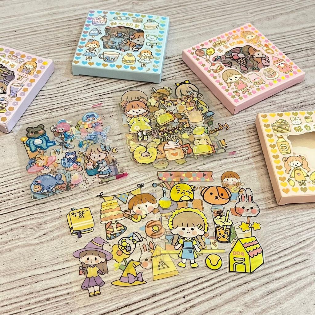 

Stiker 100 Lembar Momo box mini Sticker Kartun Korea Lucu Anti Air 2D COD TERMURAH TERJANGKAU ORGINAL SENMU MASU