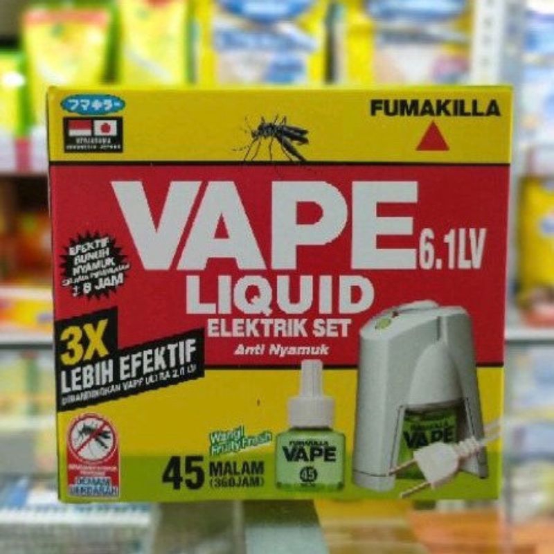 FUMAKILLA VAVE LIQUID ELEKTRIK SET FRUITY FRESH / EFEKTIF BUNUH NYAMUK