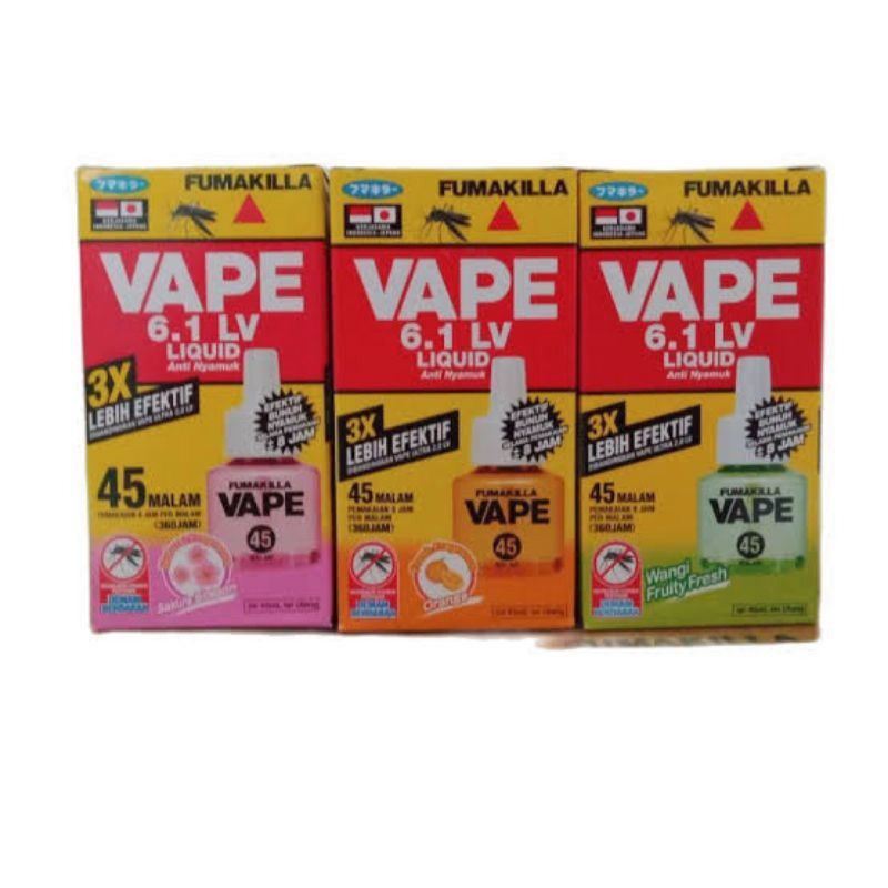 FUMAKILLA VAVE LIQUID 45 ML / REFILL LIQUID ELEKTRIK FUMAKILLA