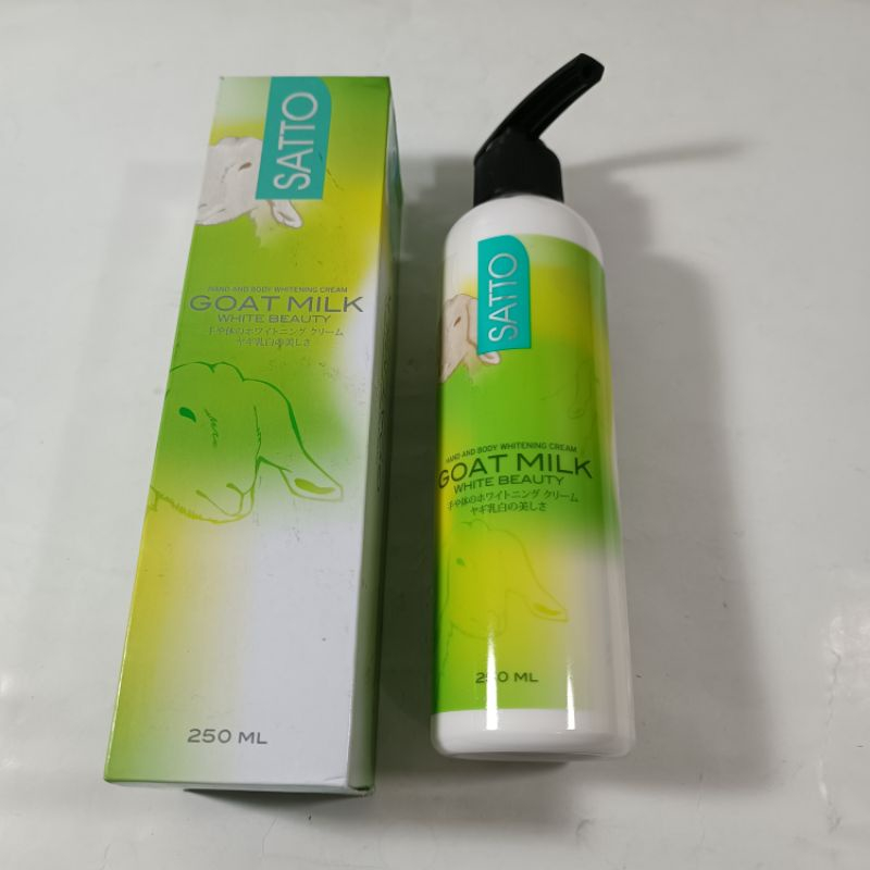 Satto Goat Milk White Beauty Whitening Body Cream / BODY CREAM GOAT MILK SATTO