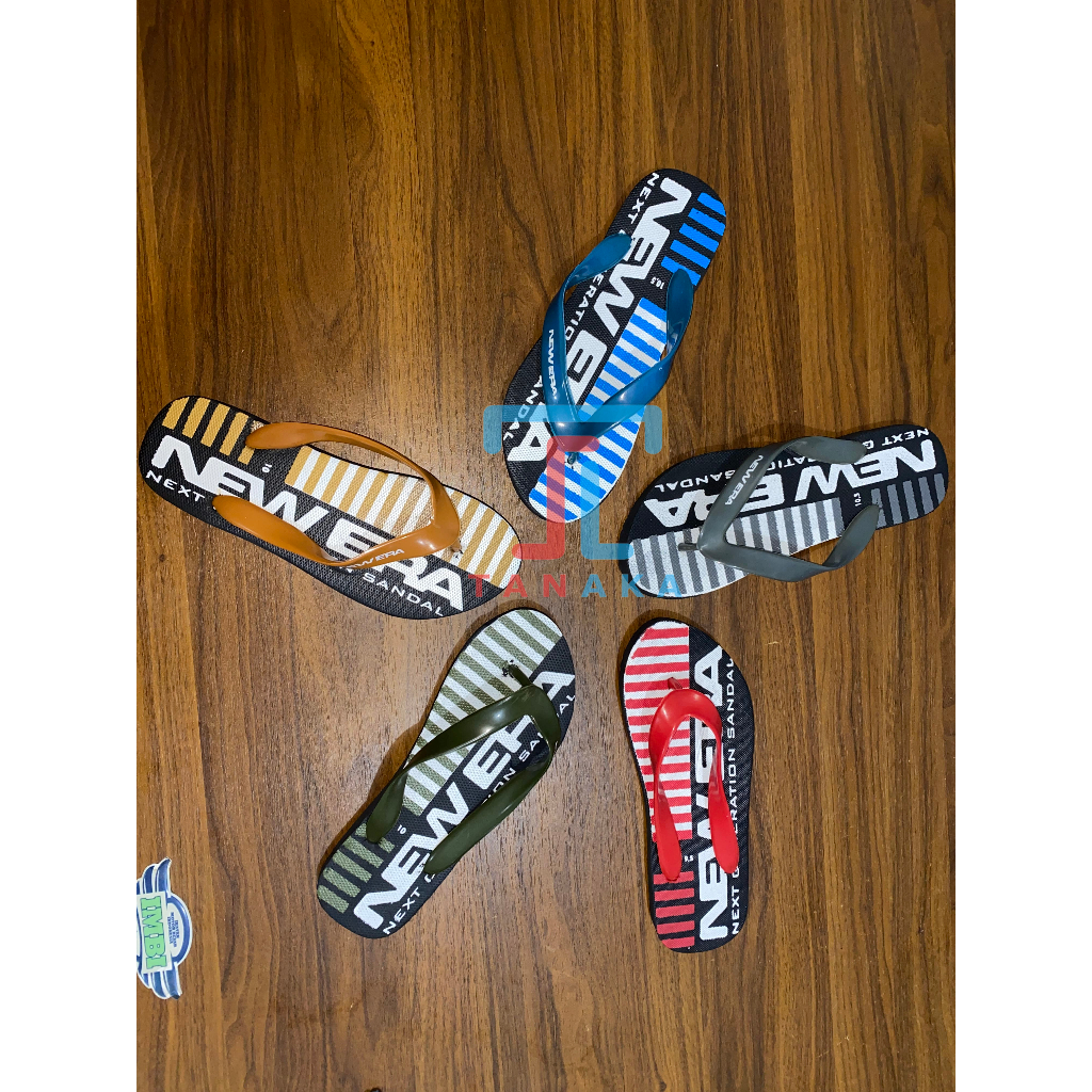 1 PACK ISI 6 Sandal Jepit New Era Speed Original