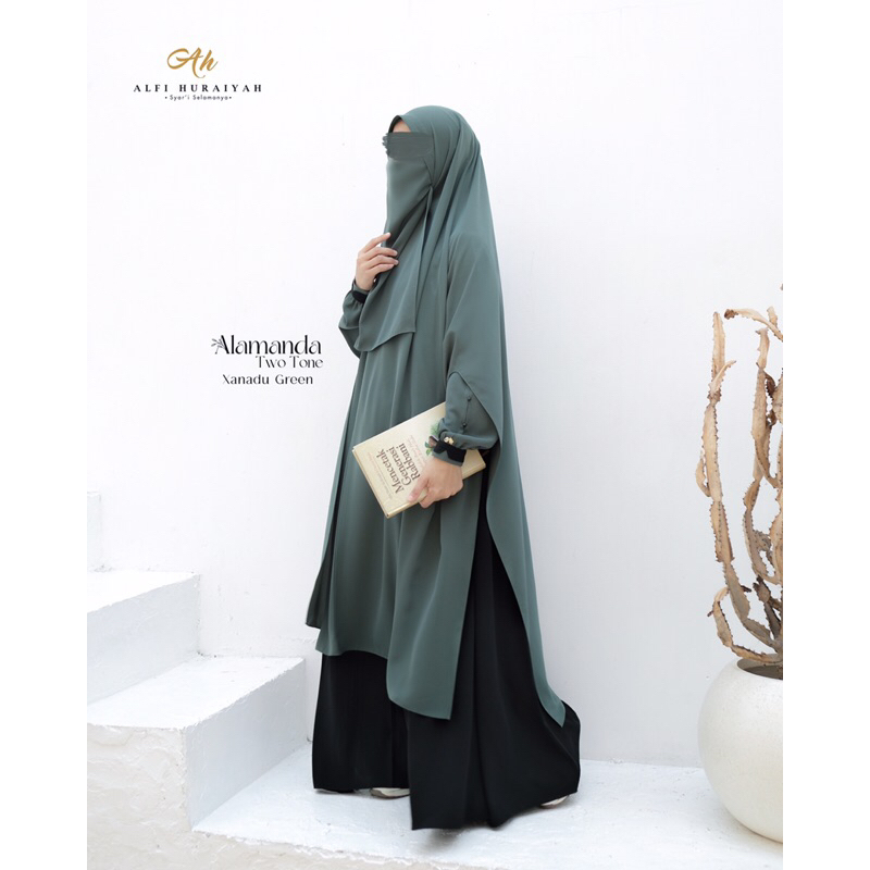READY STOK GAMIS ONLY ALAMANDA TWOTONE / XANADU / SZ S