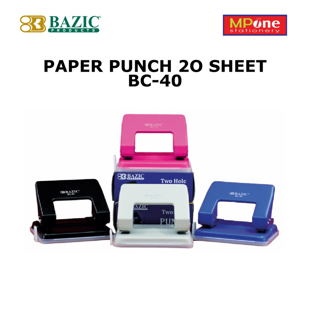

Pembolong Kertas No. 40 BAZIC / Bazic Paper Punch BC-40