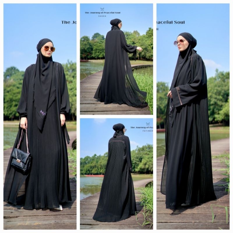 [ULYA HIJAB ] GAMIS SYARI TERBARU / DRESS SET " THE JOURNEY OF PEACEFUL SOUL ABAYA FATIMAH & ABAYA S