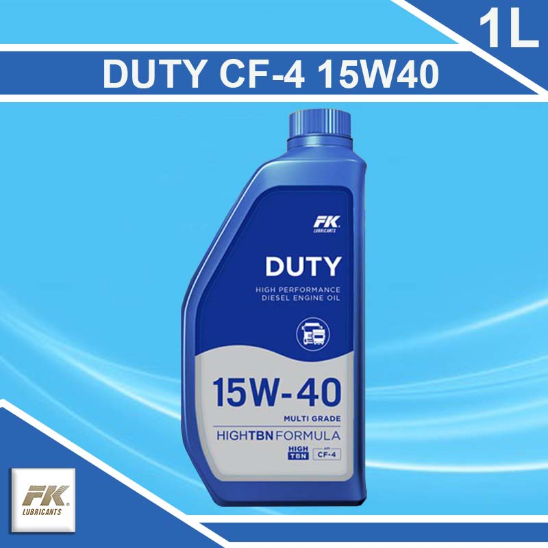 ORIGINAL. oli, oli fk massimo, oli fk, duty cf-4, 15w40, 1 liter