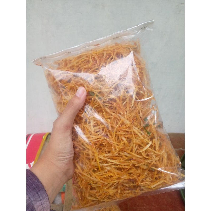 

Kripik singkong serut pedas