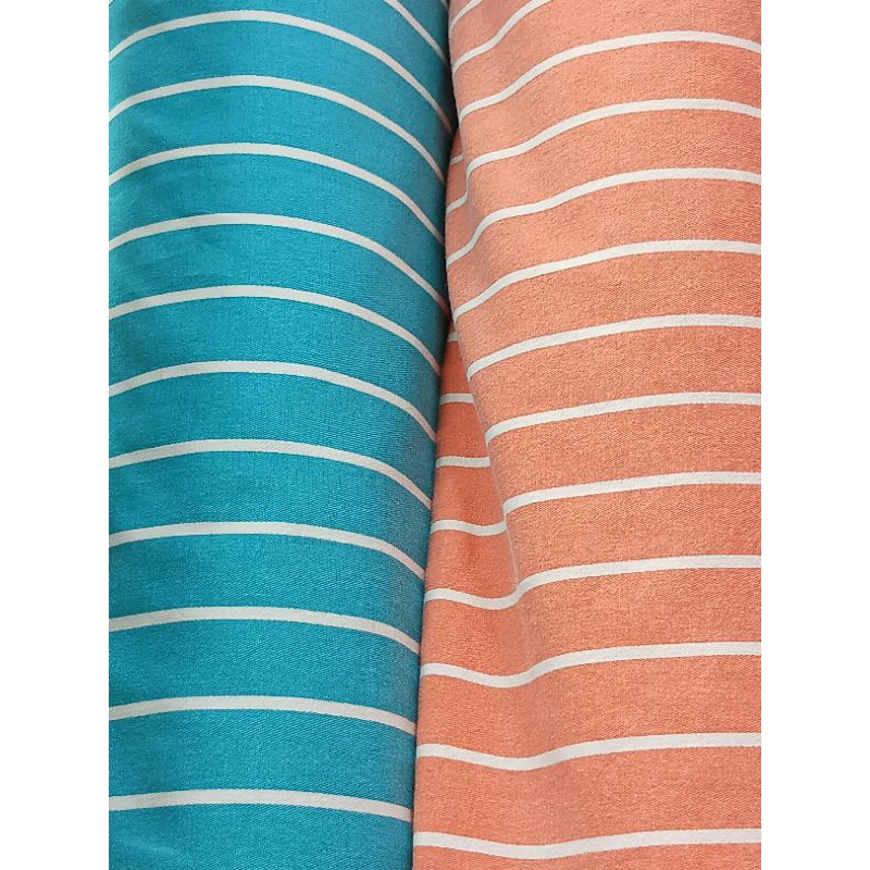 BAHAN KAIN KATUN TWILL GARIS SALUR
