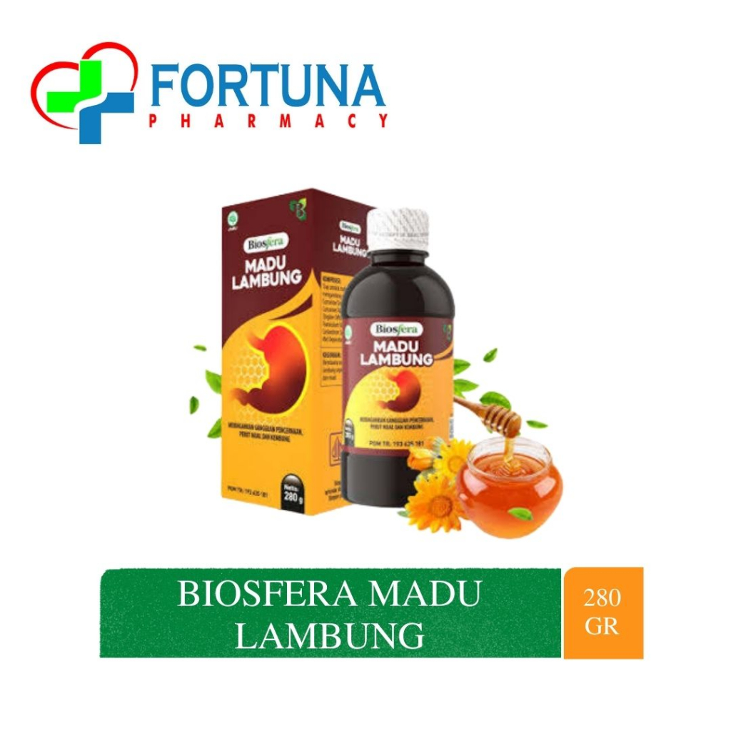 

Biosfera Madu Lambung Gerd Tukak Lambung Asam Lambung Naik - Biomaag 280 g