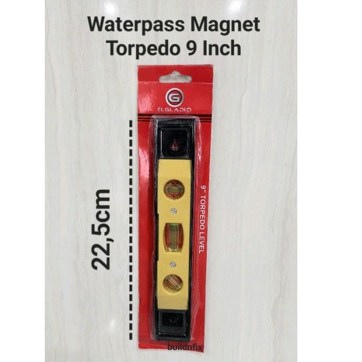 

WATERPASS MAGNET TORPEDO 9 INCH (22,5CM) PENGGARIS AIR PENDEK