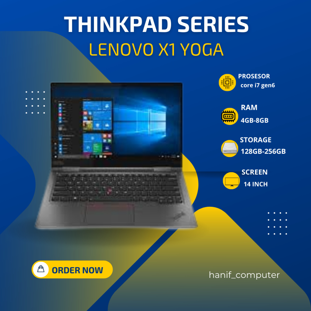 lenovo thinkpad x1yoga corei7-6600u ram8gb ssd256gb