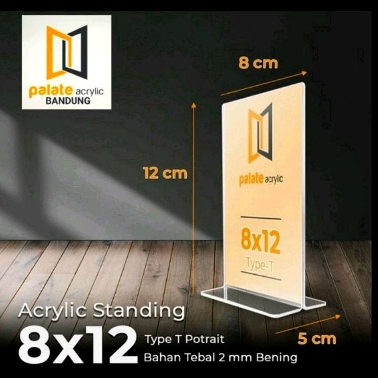 

AKRILIK NOMOR MEJA 8X12CM/ ACRYLIC TENT CARD/ ACRYLIC TENT HOLDER 8X12CM