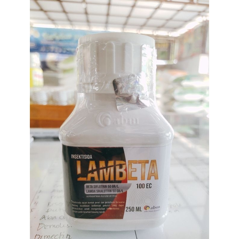 INSEKTISIDA LAMBETA 100EC BETA SILFUTRIN + LAMDA SIHALOTRIN 250ML