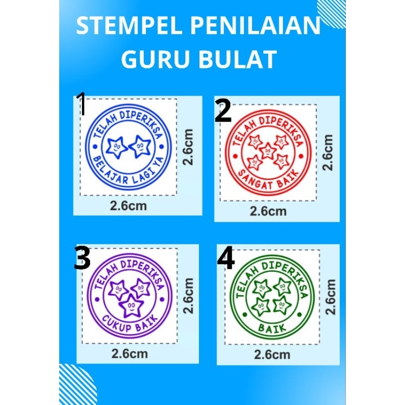 

STEMPEL PENILAIAN GURU