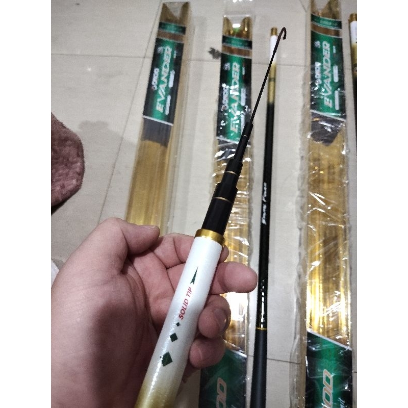 joran tegeg pancing super hard daido evander carbon brutal 250 300 360 450 540 630 cm