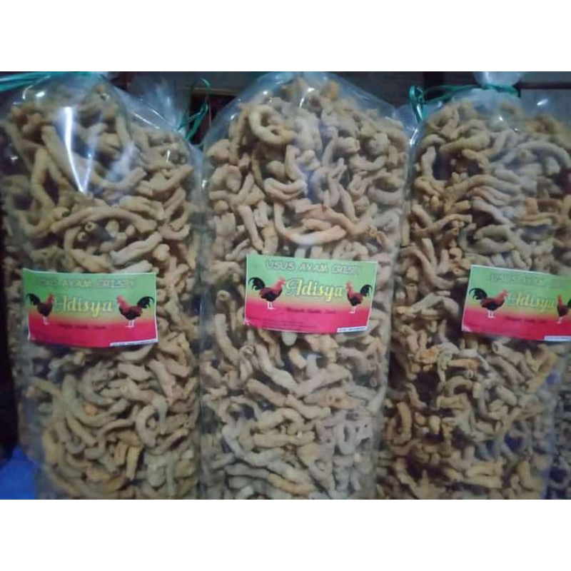 

Kripik Usus ayam,renyah,gurih,murah,2kg ,2.000g