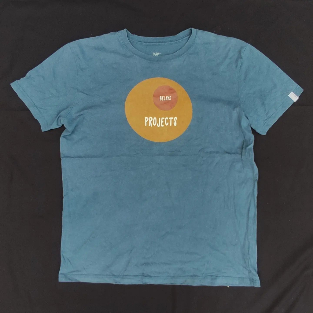 KAOS ARCTERYX BELAY PROJECT VINTAGE ORIGINAL BAJU TSHIRT TEE GUNUNG TEE SHIRT BAJU ORIGINAL OUTDOOR 