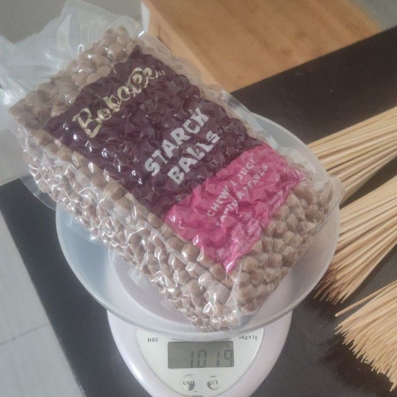 

Toping BOBATEE 1kg-Topioka Pearl Buble- expired panjang
