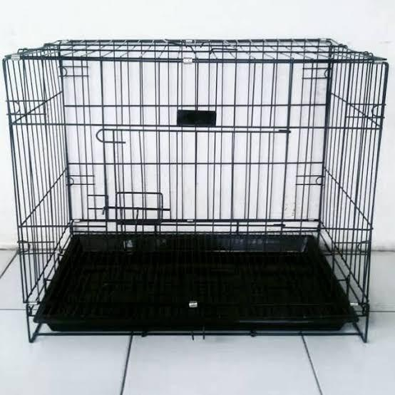 KANDANG KUCING 60X40X50 CM BESI LIPAT TEBAL KANDANG HEWAN / KANDANG ANJING / KANDANG KELINCI