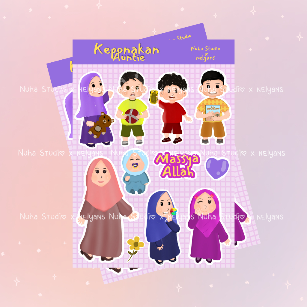 

Sticker by nelyans | Keponakan Auntie Tante Anak Laki-laki Perempuan Bayi Ibu Cinta | Aesthetic Sticker Estetik Stiker HP Laptop Botol Cute Waterproof Scrapbook Diary Journal Bujo Anti Air