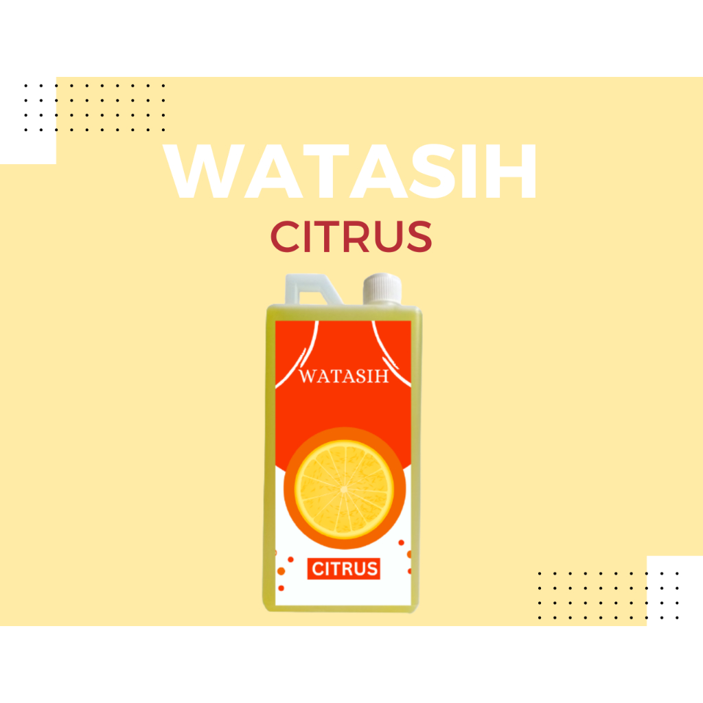 Watasih Citrus Detergen Cair Repack 1 liter / Detergen Cair 1 liter / Liquid Detergent 1L-Deterjen C