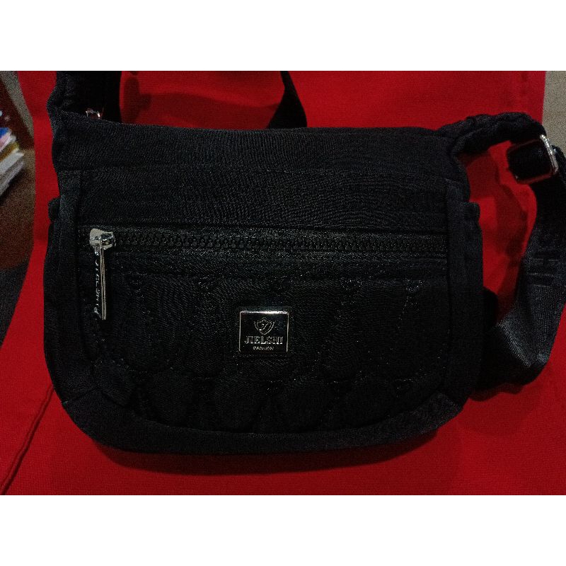 tas brand jielshi selempang/black