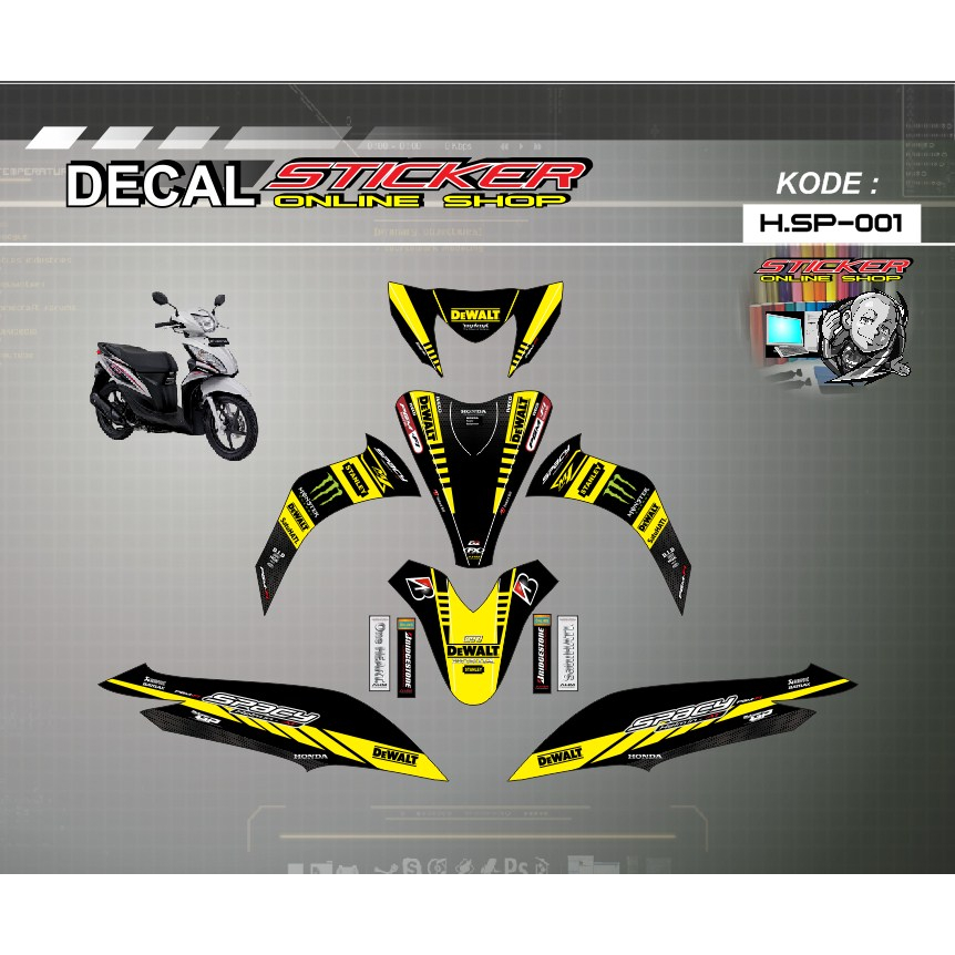 Sticker Decal Full Body SPACY - Sticker Decal SPACY