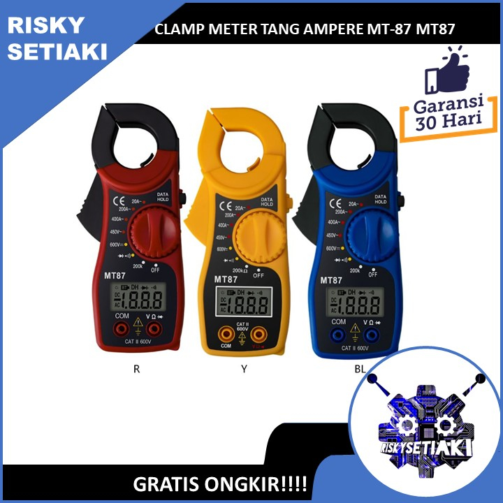 CLAMP METER TANG AMPERE MT-87 MT87 MT 87 AMPER METER DIGITAL