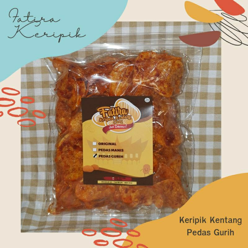 

Keripik Kentang Pedas Gurih
