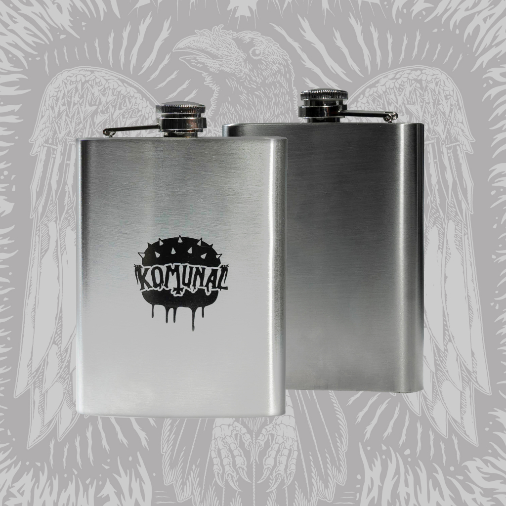 Lawless Burgerbar X Komunal - Collab Hip Flask