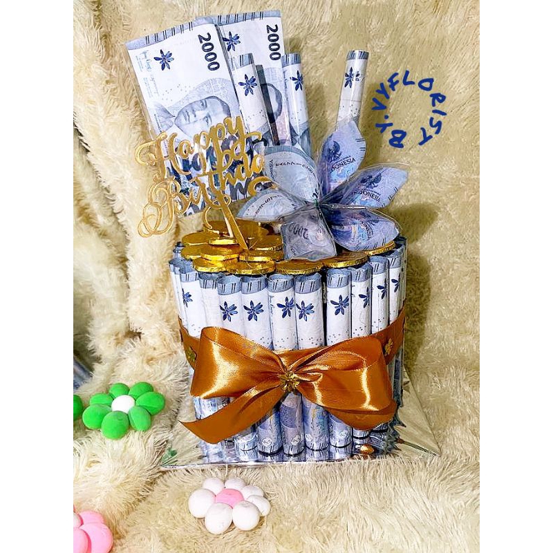 

Money Cake 2000 Uang Asli nominal sesuai gambar