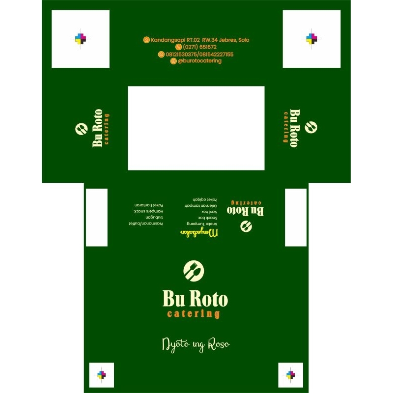 

(MINIM ORDER 1000 PCS) Dus Custom Catering